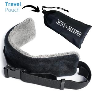 Travel Pillow Alternative Stops Bobbing | Airplane Head Straps and Car Support Band | Great on Travel Upright | Super Comfy Neck Support | Small & Compact 