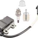 A411000252 Ignition Coil Kit for Echo SRM265 SRM266 PE265 PE266 SHC265 SHC266 PAS265 PAS266 HCA265 HCA266 PPT265 PPT266 Edger Straight Shaft Trimmer