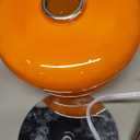 Glivpny Mushroom Lamp Table Lamp for Night Stands,Mid Century Modern Desk Lamps for Bedroom, Vintage Dimmable Bedside Small Lamps, Cute Cool Home Room Aesthetic Decor for Living Room (Orange)