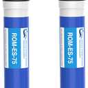 75 GPD RO Membrane Filter 12"x1.8" Reverse Osmosis Membrane Element Replacement Fits Under Sink RO Drinking Water Filter Filtration Purifier System, 2 Pack