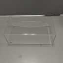 Clear Acrylic Tissue Box Holder, Rectangle Dispenser Tissue Box Cover for Bathroom, Bedroom Dresser, Countertop, Desk
