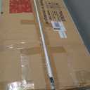 Hasipu Door Mirror Full Length, 47"x 16" Full Body Over The Door Hanging Wall Mounted Mirror for Bedroom, Living Room, Cloakroom, Round Black