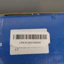 Ceiling Fans with Lights and Remote, 46 Inch Flush Mount Low Profile Ceiling Fan with Light, Black Ceiling Fan for Bedroom Living Room, Quiet DC Motor, Reversible, Dimmable LED, Black