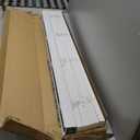 Cordless 2-Inch Faux Wood Blinds in White: 48" W x 60" H - Stylish Functionality