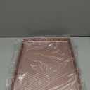 Large Baking Sheet Set (Pack of 2) - Half Sheet Pan 17.7x12.2 Inch, 0.8mm Heavy Duty Carbon Steel, Nonstick & Warp Resistant Cookie Sheet for Baking, Roasting, Texture Pattern/Rose Gold