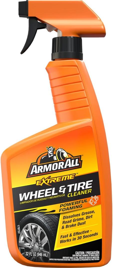 Armor All 32oz Extreme Wheel and Tire Cleaner: Liquid Spray, Top Rated Automotive Cleaner, Removes Dirt & Soil