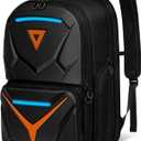 MATEIN Hard Shell Gaming Backpack for Men, Waterproof Extra Large Laptop Backpack with EVA Front Shield, 18 inch TSA Approved Gaming Laptop Bag with Controller Pockets & Cooling Pad Compartment