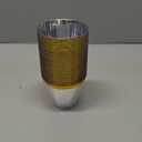 31 Gold Plastic Cups, 9 oz Clear with Metallic Gold Rim Disposable Cups, Elegant Plastic Tumblers, Fancy Party Cups
