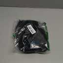 16 Inch Clip in Dreadlocks Hair Extensions, 8PCS 32 Strands Black Synthetic Dreas Extensions Handmade Soft Thin Dreadlocks for Women