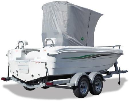 T-CON 1 by Eevelle USA, EX2FW, Watercraft Boat T-Top Center Console Cover, 108" L x 84" W x 90" H, Gray