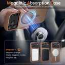 BENTOBEN Magnetic for iPhone 17 Pro Max Case 6.9" 2025,[Compatible with Magsafe]Slim Cute Matte Translucent Shockproof Drop Protective Bumper Women Men Phone Cover for iPhone 17 ProMax,Desert Titanium