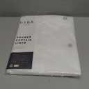 LiBa Bathroom Shower Curtain Waterproof Plastic Shower Curtain Premium PEVA Non-Toxic with Rust Proof Grommets Frosted 8G Bathroom Accessories 72x72