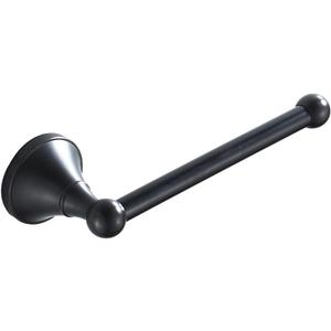 Modern Toilet Roll Holder Brass Toilet Paper Holder Tissue Dispenser for Bathroom Wall Mounted (Black)