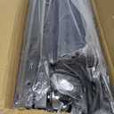 Calmootey Double Rod Clothing Garment Rack,Rolling Hanging Clothes Rack,Portable Clothes Organizer for Bedroom,Living Room,Clothing Store,Black