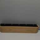 Kazai. Wall-Mounted Coat Rack 'Toke' - Modern Design Coat Rack with Hidden Wall Hooks - Solid Wood Veneer Panel Coat Hanger - Oak