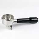 58mm Portafilter Double Spout Compatible with Breville Bambino Plus (BES500)/ Infuser (BES840XL) 54mm Breville Barista Series-ABS Handle