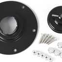 VITINO CNC Accessories Fuel Tank Cap Motorcycle Gas Cap Lightning Key Quick Action Cover Fit For Aprilia RSV4 Tuono V4 1100 RR For Ducati Monster 1100 Diavel Scrambler 1100 Panigale V2 V4 S (Black)