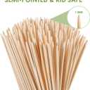 Smores Sticks 36" Long 5 mm Thick, 120 PCS Marshmallow Roasting Smore Sticks Bamboo, Disposable Marshmellow Sticks Camping Heavy Duty SMores Skewers for Outdoor Fire Pits Campfires Hot Dog Sausage