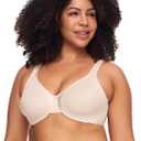 Warner's Womens Signature Support Cushioned Underwire for Support and Comfort Underwire Unlined Full-Coverage Bra 35002a, Size 42C (Beige)