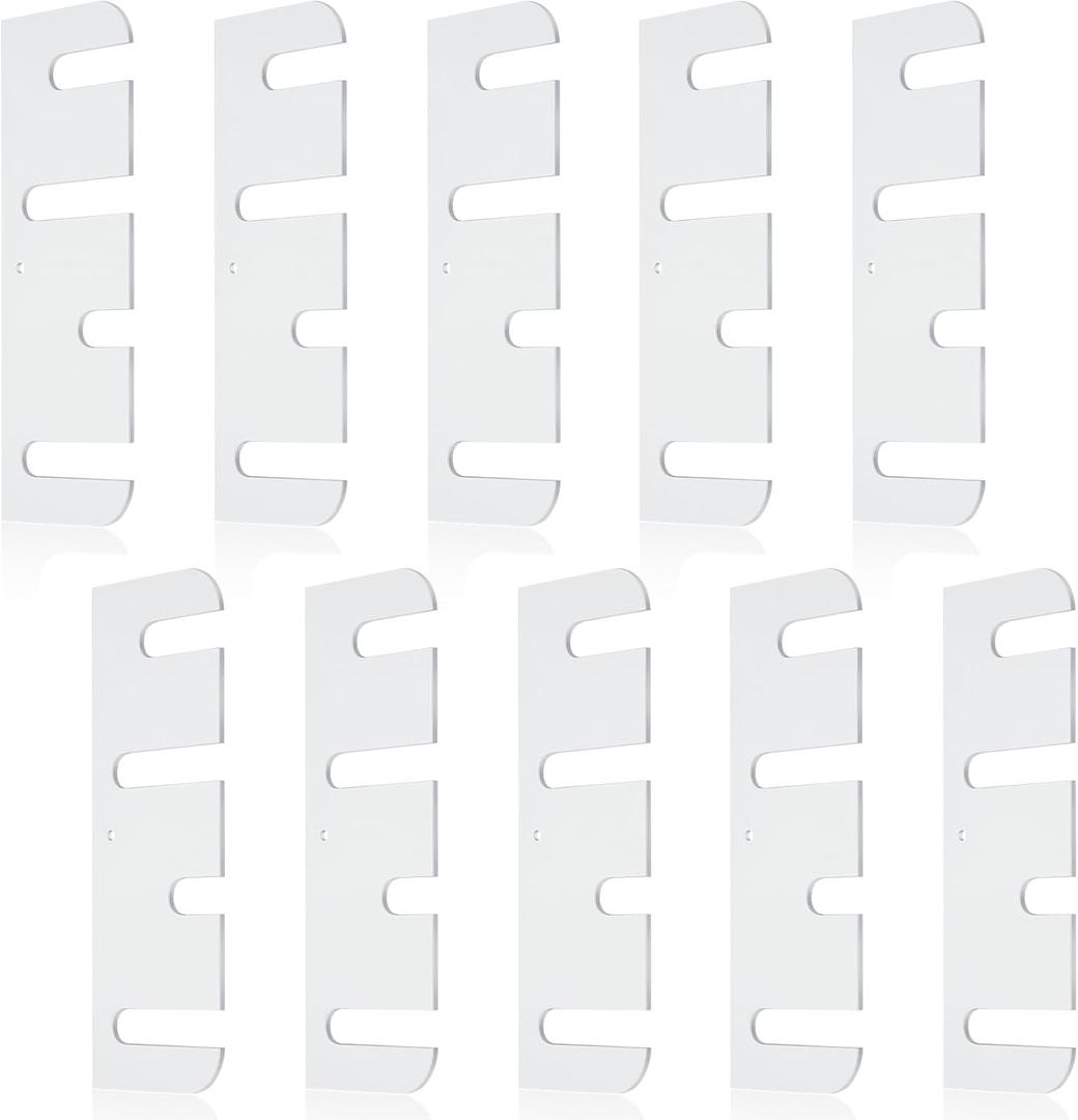 10 Pcs Hardware Door Hinge Shims Stainless Steel Metal Coated Finish Door Hinge Shim for Repair Kit (4 Inch)