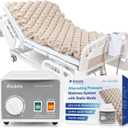 Alcedo Alternating Air Pressure Mattress Pad with Static Mode for Bed Sore and Ulcer Prevention, Hospital & Home Use Medical Mattress for Bedridden Patient, Adjustable Ultra Quiet & Waterproof