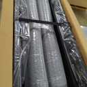 Folding Bed with Foam Mattress, Single Rollaway Bed for Guests, Space Saving Portable Beds with Lockable Wheels, 75" x 38" Twin Size Metal Bed Frame, Easy Assembly & MovingGrey