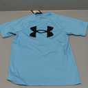 Under Armour Boys' Short Sleeve Rashguard, Salt-Resistant Swim Shirt, Built-in UPF 40+ Sun Protection S