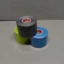 Waterproof Kinesiology Tape - 3 Rolls - Knee Support & Muscle Pain Relief - 16.4 ft Uncut Sports Kinetic Tape for Joint Stability - (Mixed)