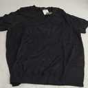 Lillusory Women's Short Sleeve Sweaters Casual Summer Sweater Lightweight Knit Pullover Tops, Extra Large, Black 