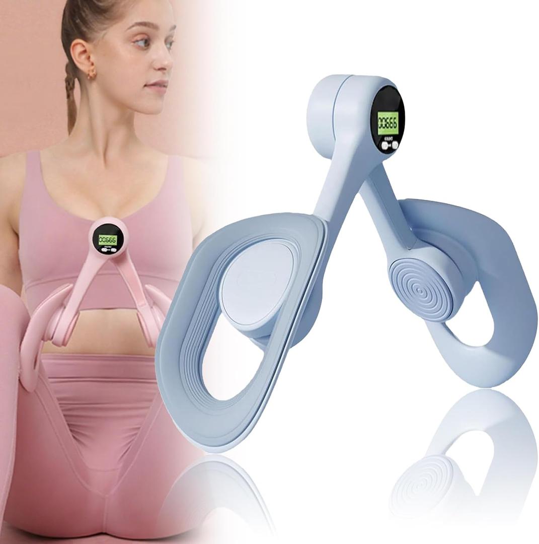Pelvic and Thigh Trainer | Women's Pelvic Floor Exercise Devices Trainer | Kegel Exerciser, Thigh Muscle Exercise Devices with Display Counter