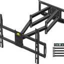 FORGING MOUNT Heavy Duty XXL Full Motion TV Wall Mount for 55-120 inch Extra Large TVs 98" 100",Holds 275 lbs, Max VESA 900x600, 42.9" Extension Long Arm TV Mount Swivel,Tilt,Preassembled,16-24 Studs