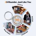 for Samsung Galaxy A17/A26 5G 2024 Phone Case with Screen Protector 360 Rotatable Ring Holder Kickstand/Stand [Non Yellowing] Transparent 4 Corners Shockproof Protective Cover Case - Crystal Clear