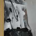 Lightweight Knee Scooter Crutch Alternative, Foldable & Adjustable Knee Scooter for Adults for Foot Surgery, Steerable Knee Walker with Detachable Basket, Includes DIY Stickers-Cream Purple