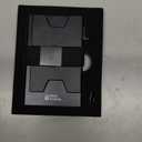 SEMORID Slim Aluminum Card Holder Wallet for Men, Durable Expandable Backplate, RFID Blocking Minimalist Metal Pop Up Wallet, Holds 12+ Cards Plus Cash (Black)