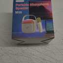 LENRUE Karaoke Machine for Kids, Birthday Gifts for Girls Boys Teens with Wireless Microphone, Colored Lights, Trendy Stuff Gifts for 3, 4, 5, 6, 7, 8, 9, 10 +Year Old (White)