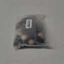 6 Pack Magnetic Curtain Tiebacks Cotton Hand Woven Tie Back Decorative Rope Holdbacks for Curtains Draperies No Tools Required, Black