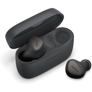 Jabra Elite 4 True Wireless Earbuds - Active Noise Cancelling Headphones - Discreet & Comfortable Bluetooth Earphones, Laptop, iOS and Android Compatible - Dark Grey