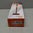 E-SDS 60 Snow Broom Ice Scraper Bendable Snow Remover for Cars with 12.2 Foam Head, Extendable Snow Brush for Car, Truck and SUV (Orange and Black)