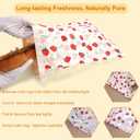 Beeswax Bread Bags for Sourdough, Large Reusable Beeswax Bags for Homemade Breads, 2 Pack Sourdough Bread Baking Supplies Bees Wax Bag for Food Storage Keep Fresh