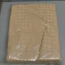 PHF Cooling Waffle Blanket Twin Size, Lightweight 60% Rayon Derived from Bamboo & 40% Cotton Breathable Blanket for Hot Sleepers, Soft and Luxury for Bed Couch and Sofa, 66"x90", Beige