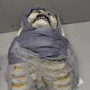 JOYIN 67″ Halloween Decorations Outdoor, Life Size Animatronics Grim Reaper, Sound-Actived Haunted House Props Decors with Creepy Sound