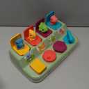 Cause & Effect Pop Up Dinosaur Montessori Sensory Toy for Toddlers 1-3, Early Learning Toys for 6-12 Months, Boy & Girl Birthday Gifts