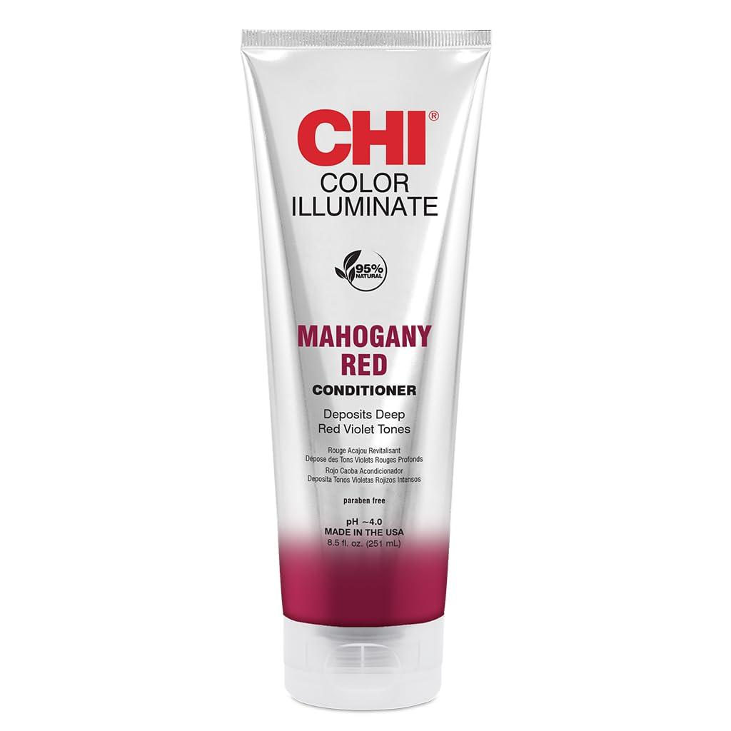 CHI Color Illuminate Conditioner, Helps Maintain Fresh Color In Natural & Color-treated Hair, Sulfate, Paraben, & Cruelty-Free, Mahogany Red, 8.5 Oz CHI Color Illuminate Conditioner, Helps Maintain Fresh Color In Natural & Color-treated Hair, Sulfate, Paraben, & Cruelty-Free, Mahogany Red, 8.5 Oz