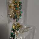 inSowni 7 Pieces Emerald Green Rhinestone Wedding Bridal Hair Side Comb Slide+U-shaped Hairpins Hair Accessories Headpieces for Women Girls Brides Bridesmaids