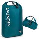 CANBOX Travel Laundry Bag, Vacuum Compression Dirty Clothes Travel Bag, Waterproof Wet/Dry Space-Saving Laundry Storage Organizer, Smell Proof Storage Bag for Clothing, Swimming, Yoga, Gym, Camping