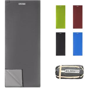 WILDROOTS Outdoor Camping Sleeping Bags for Hiking, Hunting, Travel (Gray)