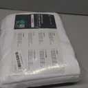 LuxClub 4 PC Queen Sheet Set, Deep Pockets Wrinkle Free Cooling Bed Sheets Hotel Bedding for Women, Men, Includes 1 Fitted Sheet, 1 Flat Sheet and 2 Pillowcases-Soft White