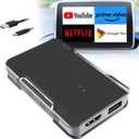 Magic CarPlay Box 3.0 Max, CarPlay AI Box Support YouTube/Netflix/Hulu etc., Qualcomm Multi-Core Android System Multimedia Video Box with Wireless CarPlay/Android Auto Adapter