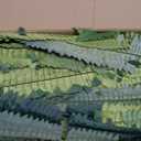 55" Fake Ferns, Set of 2 Artificial Ferns for Outdoors Large, Artificial Boston Ferns with 111 Fronds for Garden Porch Home Spring Decor