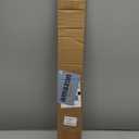 Antique Bronze Disc Curtain Rods, 28-48 Inches Window Curtain Rod, Adjustable Room Darkening Drapery Rod with Aluminum Finials and Brackets, Wrap Around Design